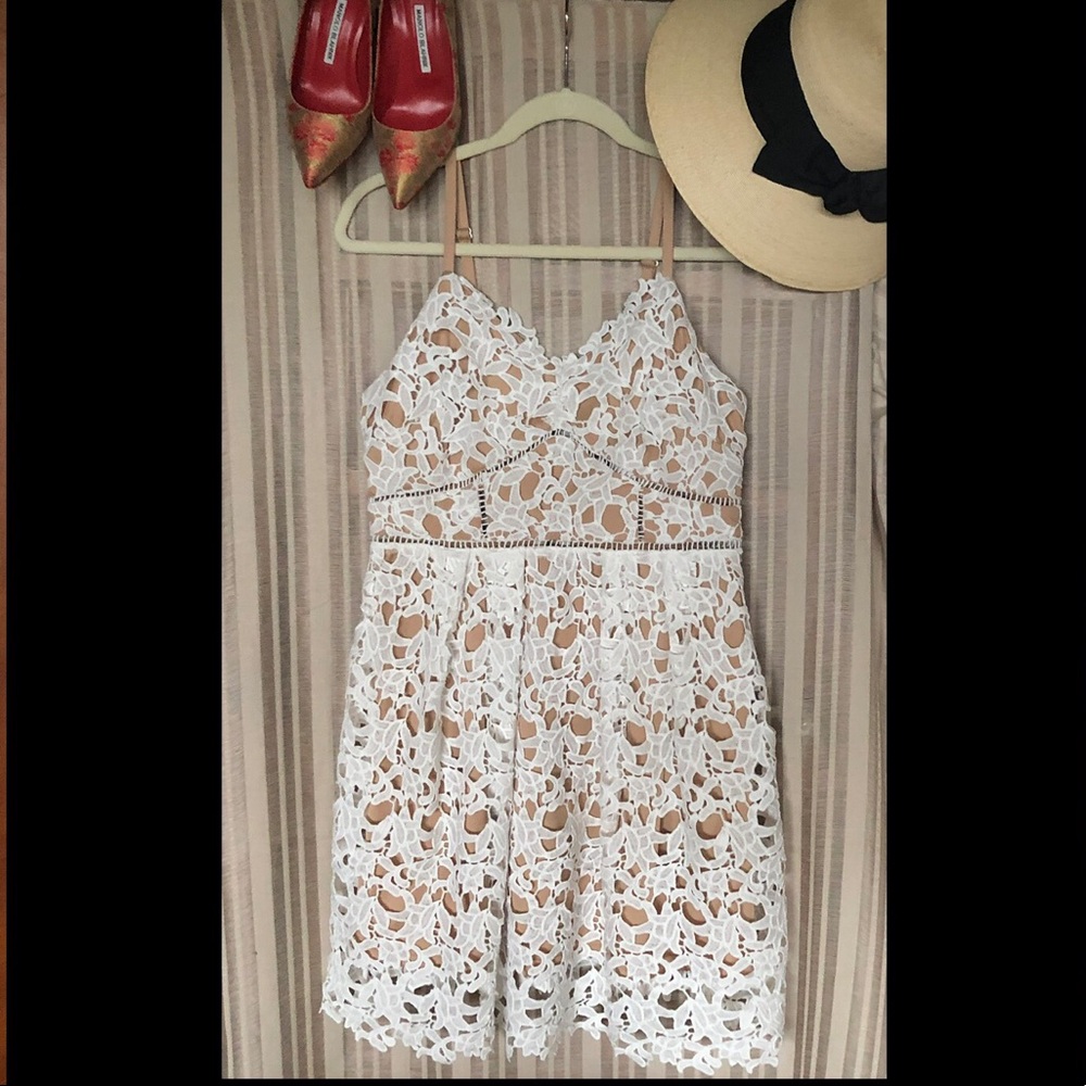 NWT Boutique White Lace Dress